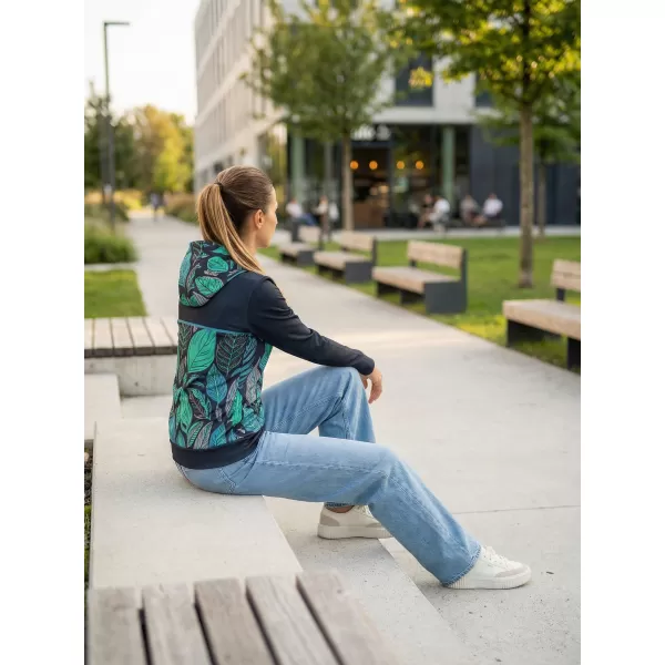  Funktionaler Sweatshirt -Prämie von Frauen ALTISPORT VOJ/ALW061MI01 BLAU 