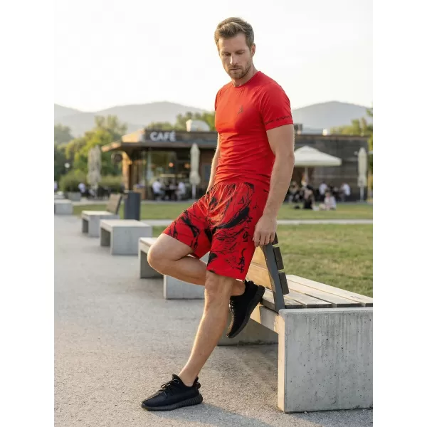  Die funktionalen Shorts von Männern Premium ALTISPORT VOJ/ALM071KRA01 ROT 