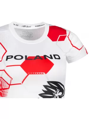 Frauenfunktional T -Shirt Premium ALTISPORT VOJ/ALW036PL/TR01 HEXA-WH