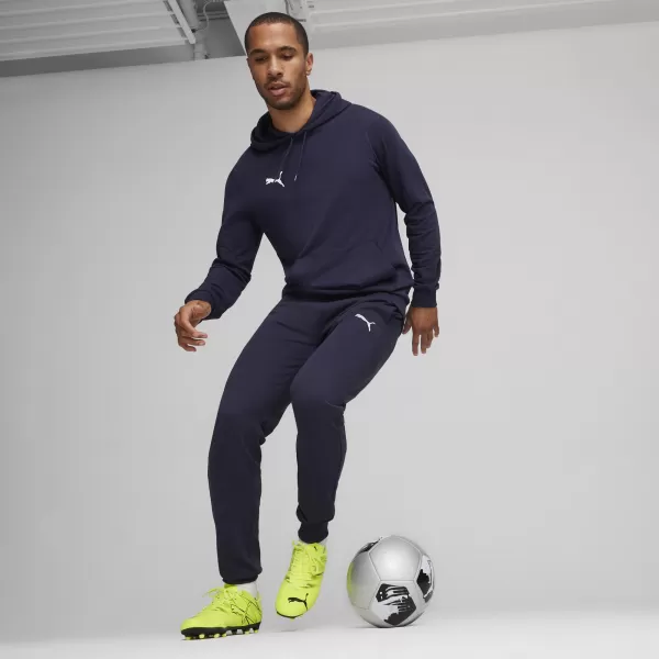  Hose PUMA TEAMGOAL CASUALS PANTS 658598_06 PUMA NAVY/PUMA WHITE 