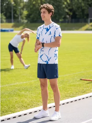 Männer funktionaler T -Shirt Premium ALTISPORT VOJ/ALM052TR01 WEIß