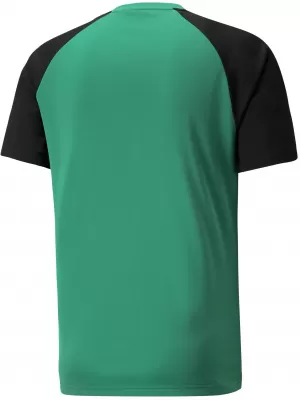 Herren -funktionales Hemd PUMA TEAMPACER JERSEY 704919_05 PFEFFERGRÜN/ SCHWARZ/ WEIß