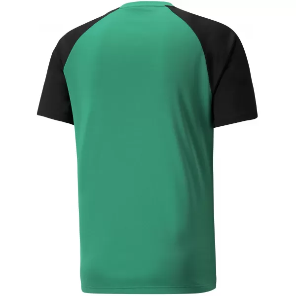  Herren -funktionales Hemd PUMA TEAMPACER JERSEY 704919_05 PFEFFERGRÜN/ SCHWARZ/ WEIß 