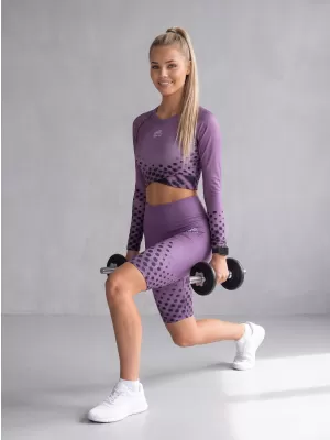 Frauen -Leggings über den Knien Premium ALTISPORT VOJ/ALW109LEG02 LILA