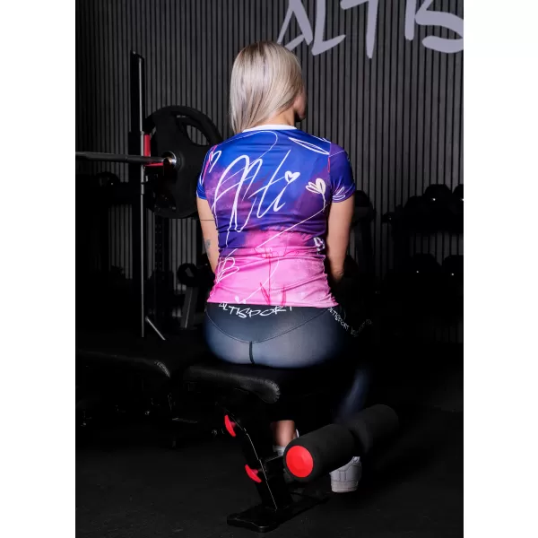  Frauenfunktional T -Shirt Premium ALTISPORT VOJ/ALW083TR01 LILA 