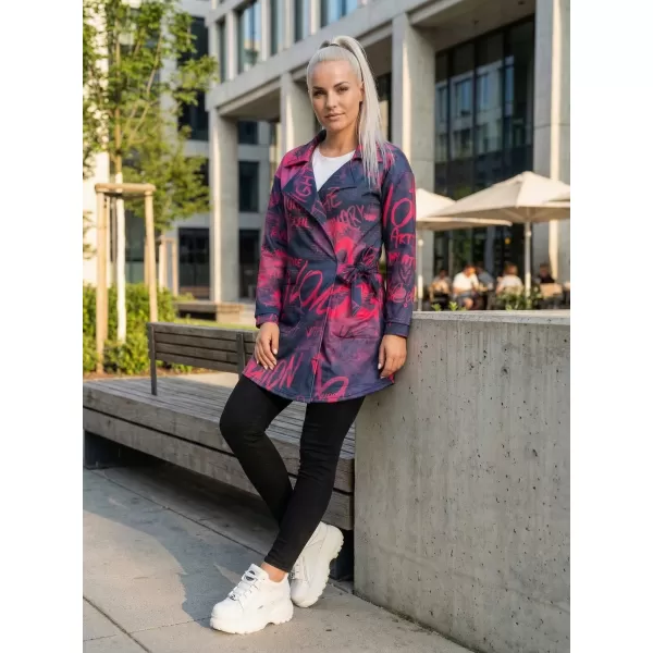  Premium-Sweattasche für Damen ALTISPORT VOJ/ALW105MI05 SCHWARZ ROSA 