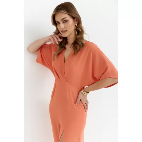 Kleid MAKOVER K163 ORANGE 