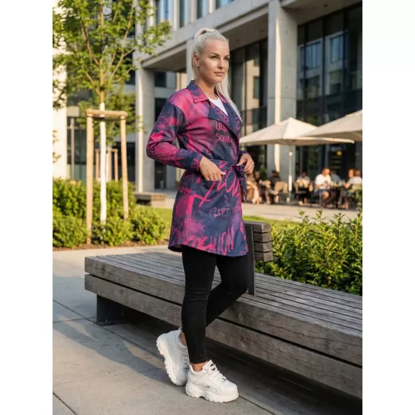  Premium-Sweattasche für Damen ALTISPORT VOJ/ALW105MI05 SCHWARZ ROSA 