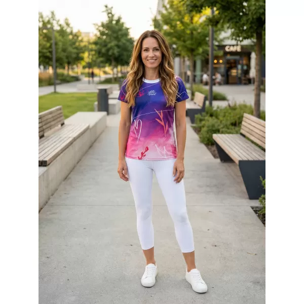  Frauenfunktional T -Shirt Premium ALTISPORT VOJ/ALW083TR01 LILA 