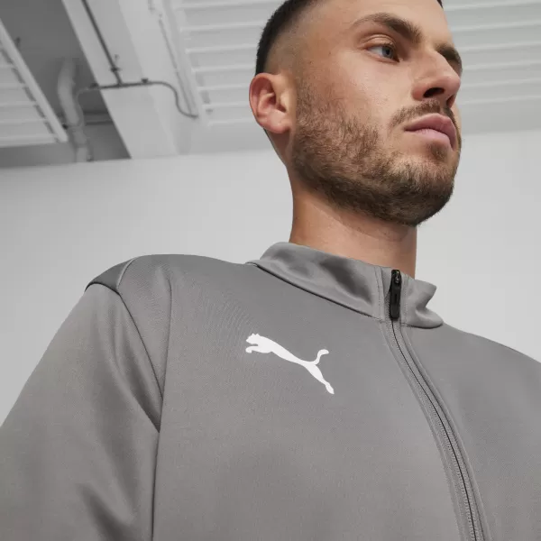  Jacke PUMA TEAMGOAL TRAINING JACKET 658633_13 GUSSEISEN/WEIß/SCHATTENGRAU 