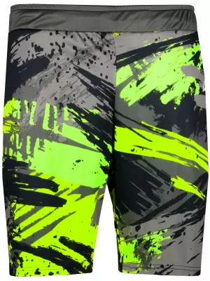 Die funktionalen Shorts von Männern Premium ALTISPORT VOJ/ALM014KRA01 SCHWARZ -GREEN