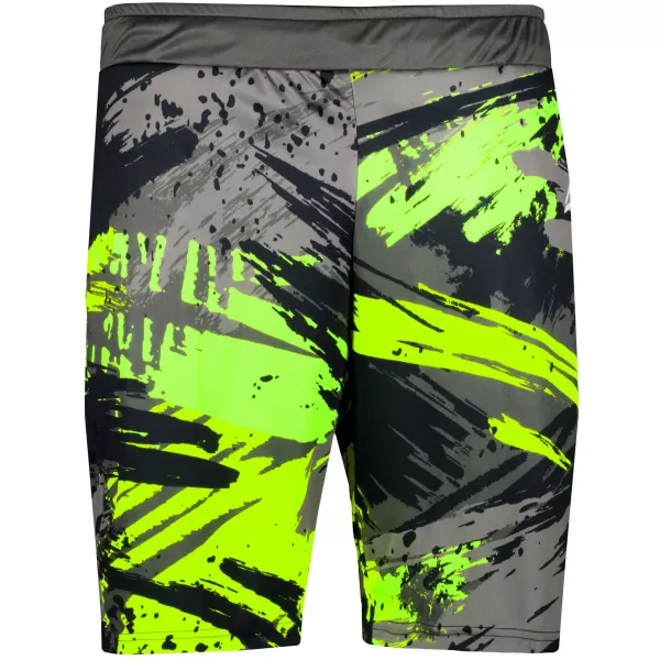  Die funktionalen Shorts von Männern Premium ALTISPORT VOJ/ALM014KRA01 SCHWARZ -GREEN 