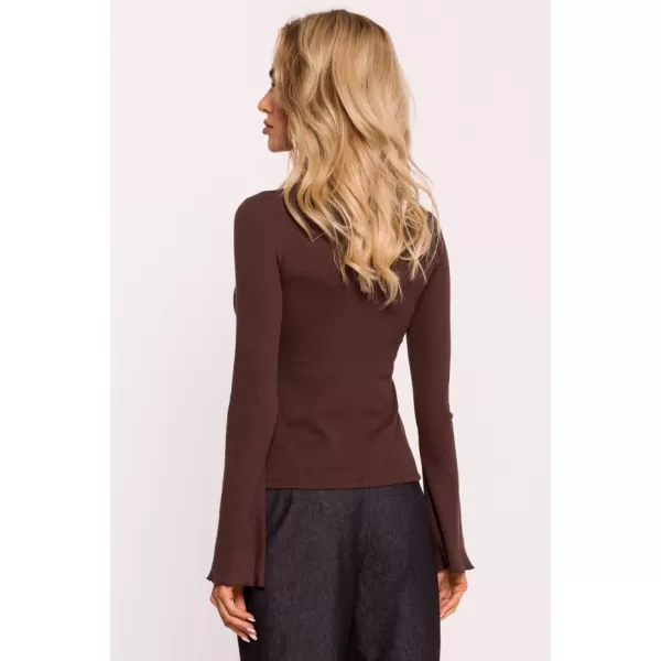  Damen-T-Shirt MOE M806 BRAUN 