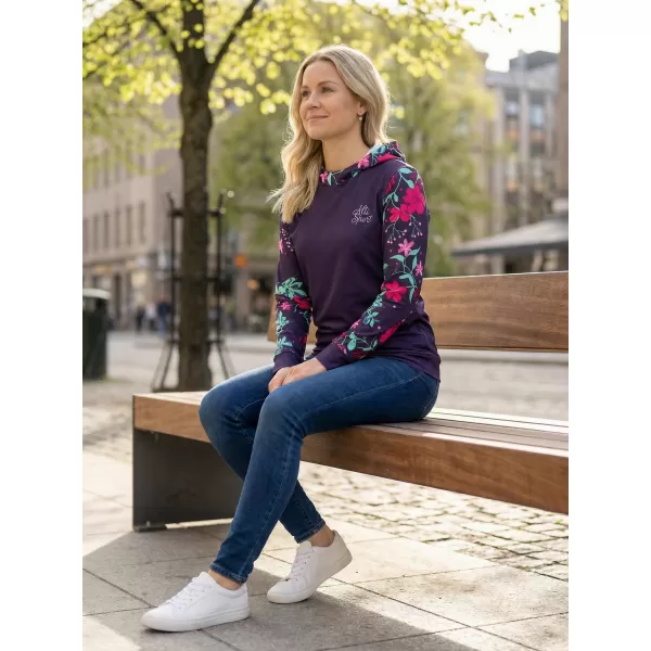  Funktionaler Sweatshirt -Prämie von Frauen ALTISPORT VOJ/ALW063MI01 FUCHSIE 