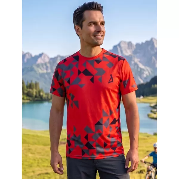  Männer funktionaler T -Shirt Premium ALTISPORT VOJ/ALM108TR01 ROT 