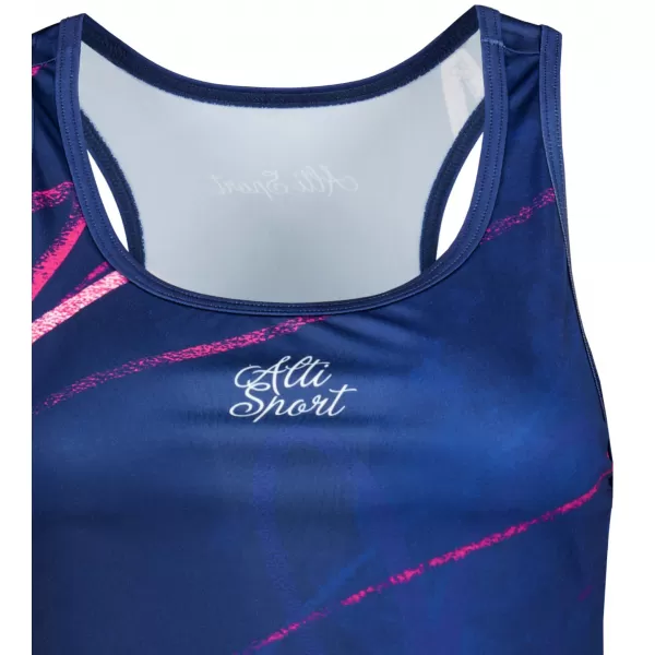  Funktionaler Tanktoper der Frauen auf Prämie ALTISPORT VOJ/ALW082TIL01 DUNKELBLAU 