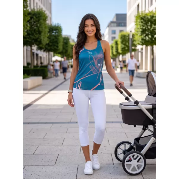  Funktionaler Tanktoper der Frauen auf Prämie ALTISPORT VOJ/ALW082TIL01 KEROSIN 