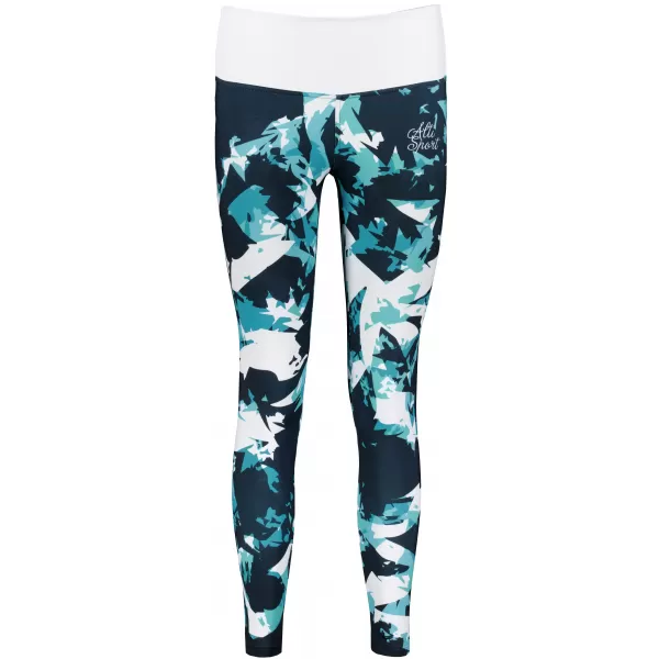  Frauen -Leggings Premium ALTISPORT VOJ/ALW110LEG01 BLAU -WHITE 