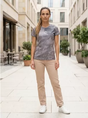 Frauenfunktional T -Shirt Premium ALTISPORT VOJ/ALW096TR01 GRAU