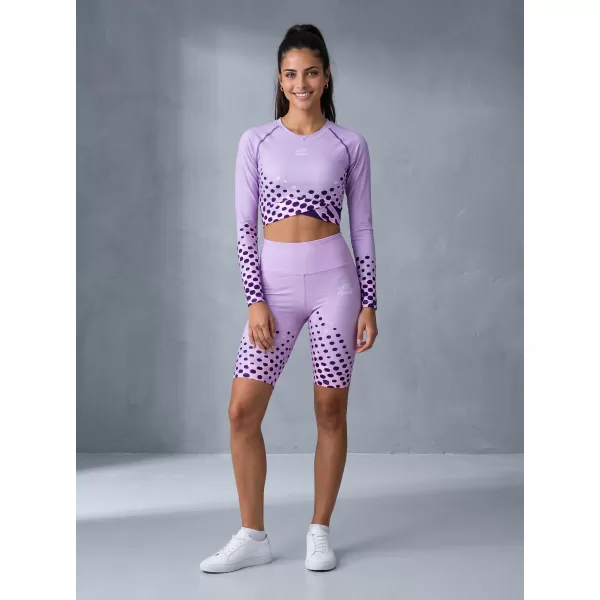  Frauen -Leggings über den Knien Premium ALTISPORT VOJ/ALW109LEG02 LILA 
