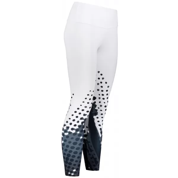  Frauen -Leggings Premium ALTISPORT VOJ/ALW109LEG01 WEIß -UND -SCHWARZ 