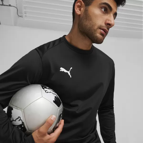  Herren -Sweatshirt PUMA TEAMGOAL TRAINING SWEAT 658649_03 PUMA SCHWARZ/WEIß/DUNKELGRAU 