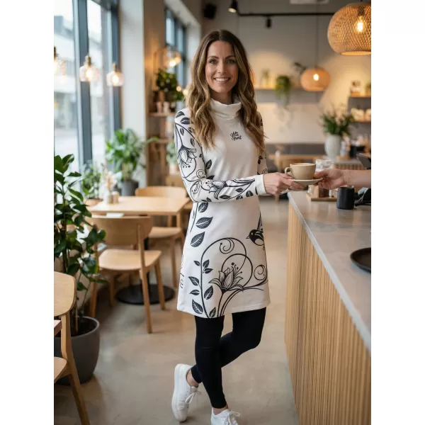 Damen erweitertes Premium -Sweatshirt ALTISPORT VOJ/ALW0106MI06 WEIß 