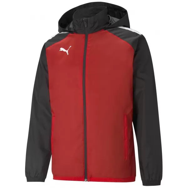  Jacke PUMA TEAMLIGA ALL WEATHER JACKET 657245_01 PUMA ROT/PUMA SCHWARZ 