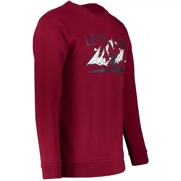  Herren -Sweatshirt ALTISPORT ALM190406 GRANAT 