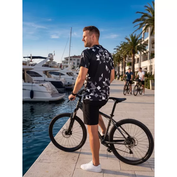 Männer funktionaler T -Shirt Premium ALTISPORT VOJ/ALM108TR01 SCHWARZ 