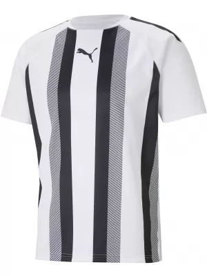 Herren -funktionales Hemd PUMA TEAMLIGA STRIPED JERSEY 704920_04 PUMA WHITE/PUMA BLACK