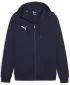 Herren -Sweatshirt PUMA TEAMGOAL CASUALS HOODED JACK 658595_06 PUMA NAVY/PUMA WHITE