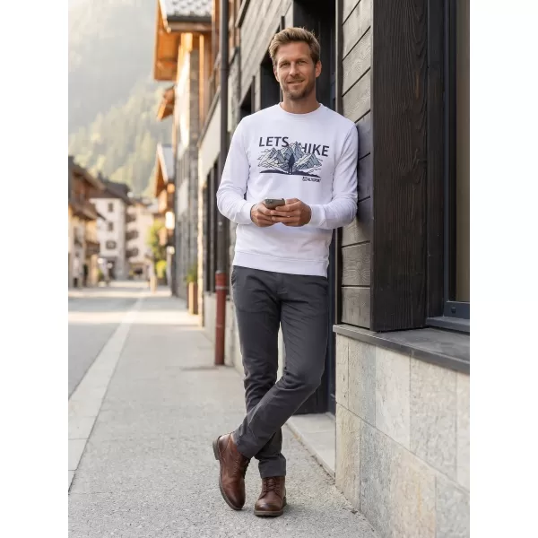  Herren -Sweatshirt ALTISPORT ALM190406 WEIß 