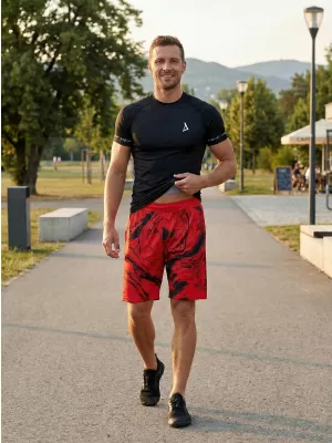 Die funktionalen Shorts von Männern Premium ALTISPORT VOJ/ALM071KRA01 ROT