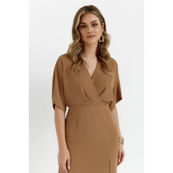  Kleid MAKOVER K163 BEIGE 
