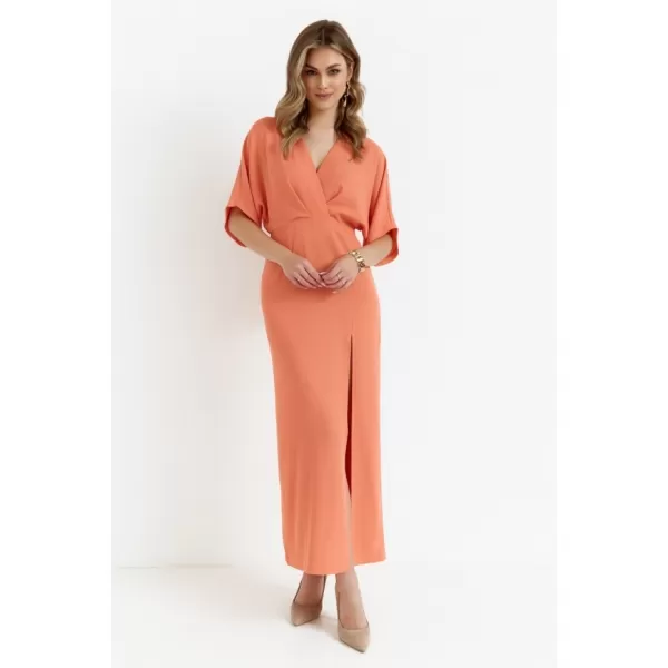 Kleid MAKOVER K163 ORANGE 