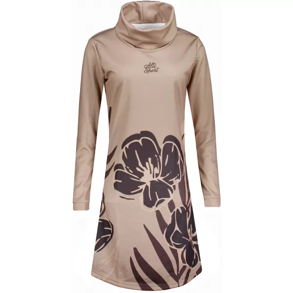  Damen erweitertes Premium -Sweatshirt ALTISPORT VOJ/ALW0107MI06 BRAUN 