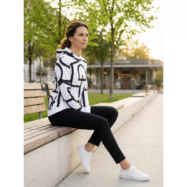  Funktionaler Sweatshirt -Prämie von Frauen ALTISPORT VOJ/ALW085MI01 WEIß 