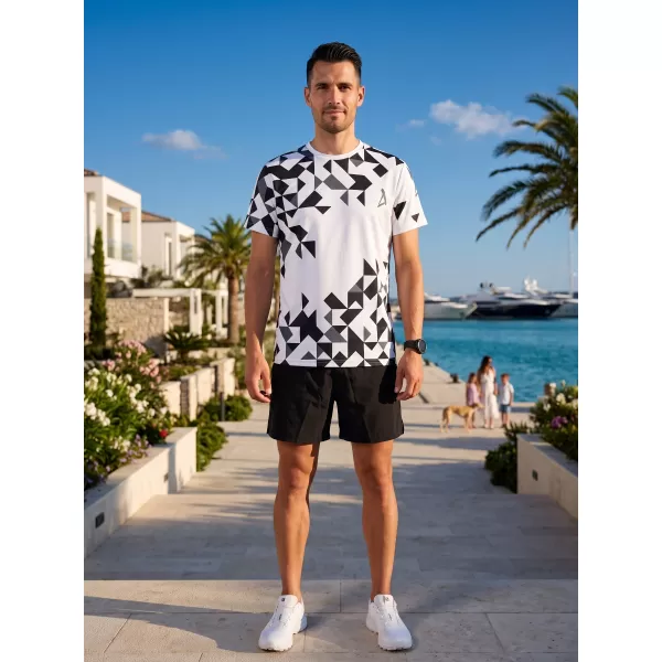  Männer funktionaler T -Shirt Premium ALTISPORT VOJ/ALM108TR01 WEIß 