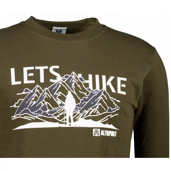  Herren -Sweatshirt ALTISPORT ALM190406 MILITÄR 