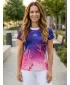 Frauenfunktional T -Shirt Premium ALTISPORT VOJ/ALW083TR01 LILA