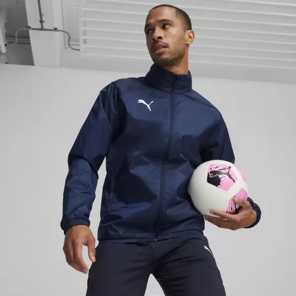  Jacke PUMA TEAMGOAL ALL WEATHER JACKET 659038_06 PUMA NAVY/PUMA WHITE 