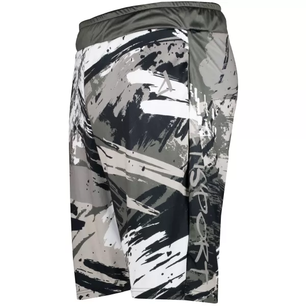  Die funktionalen Shorts von Männern Premium ALTISPORT VOJ/ALM014KRA01 SCHWARZ -GRAY 