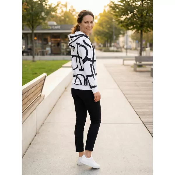  Funktionaler Sweatshirt -Prämie von Frauen ALTISPORT VOJ/ALW085MI01 WEIß 