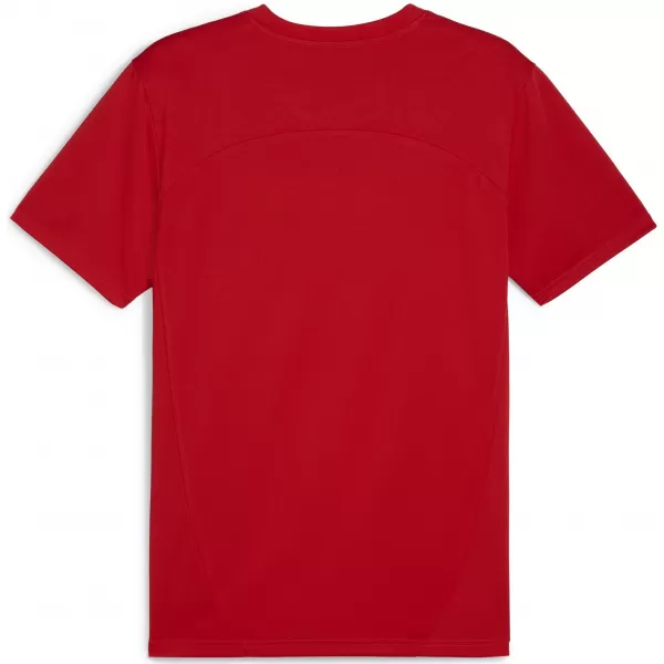  Herren -funktionales Hemd PUMA TEAMFINAL TRAINING JERSEY 658557_01 PUMA ROT/PUMA SILBER 