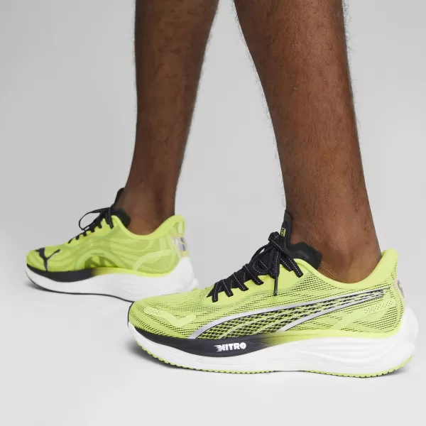  Herrenschuhe PUMA VELOCITY NITRO 3 PSYRUSH 380080_01 LIMETTENPOW/SCHWARZ/SILBER 
