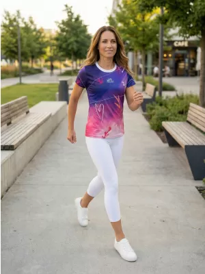 Frauenfunktional T -Shirt Premium ALTISPORT VOJ/ALW083TR01 LILA