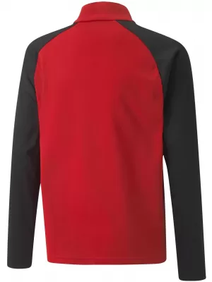 Baby Sweatshirt PUMA TEAMLIGA 1/4 ZIP TOP JR 657237_01 PUMA ROT/PUMA SCHWARZ