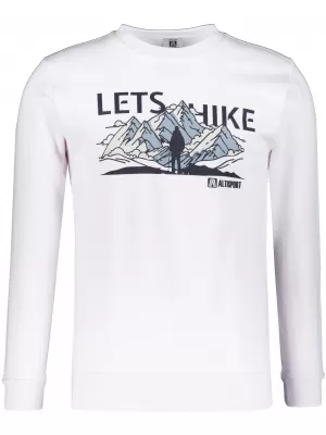 Herren -Sweatshirt ALTISPORT ALM190406 WEIß