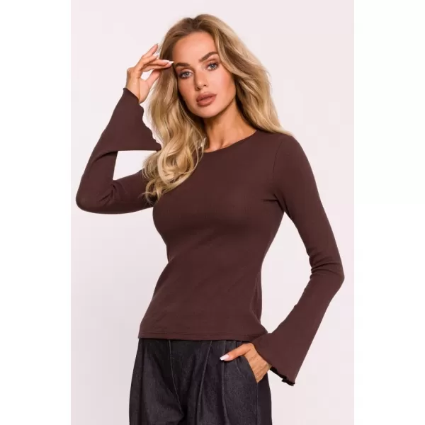 Damen-T-Shirt MOE M806 BRAUN 